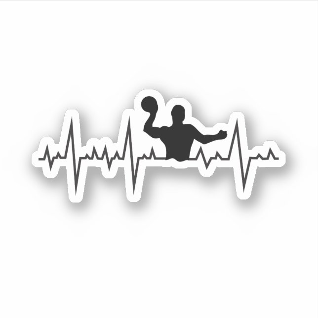 Water Polo Aquatic Sports Team Sport Heartbeat (Front)