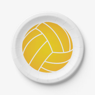 Water Polo Ball Paper Plates