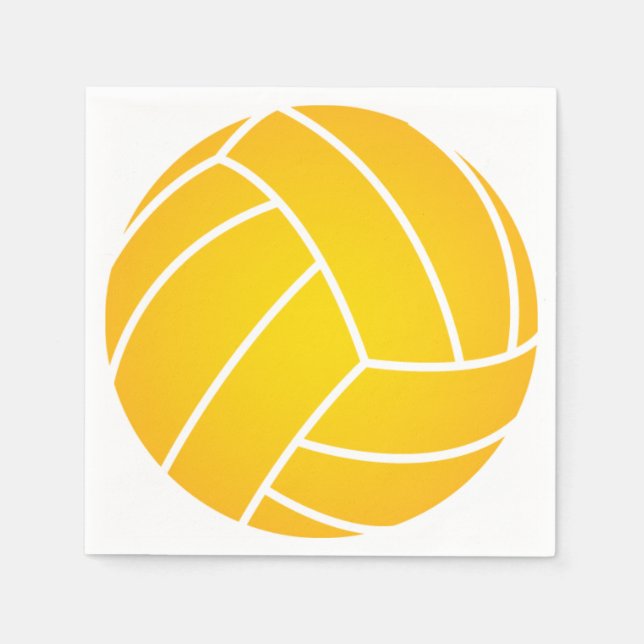 Water Polo Ball Standard Napkins (Front)