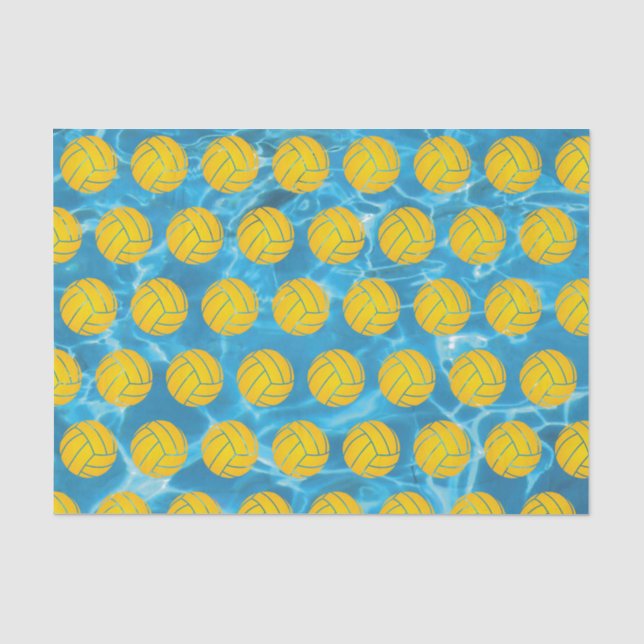 Water Polo Ball Tissue Paper (Front)