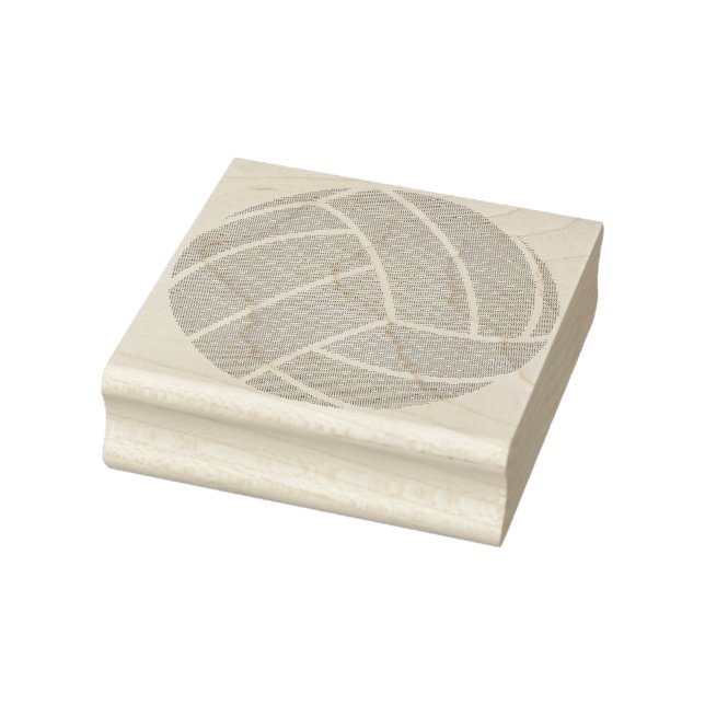 Water Polo Ball Wood Stamp & Ink (Stamp)