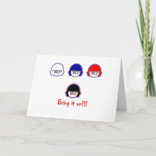 Water polo bring it on paper products card