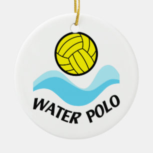 Water Polo Ceramic Ornament