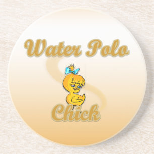 Water Polo Chick Coaster