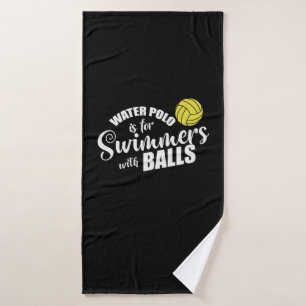 Water Polo for Swimmers with Balls Wasserball Bath Towel