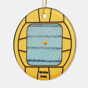 Water Polo frame (add your own photo!) Ceramic Ornament