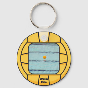 Water Polo frame (add your own photo!) Keychain