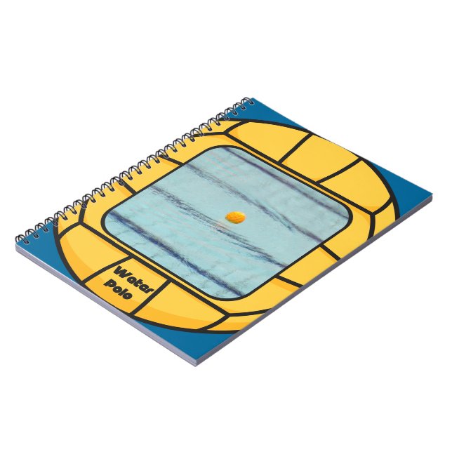 Water Polo frame (add your own photo!) Notebook (Left Side)