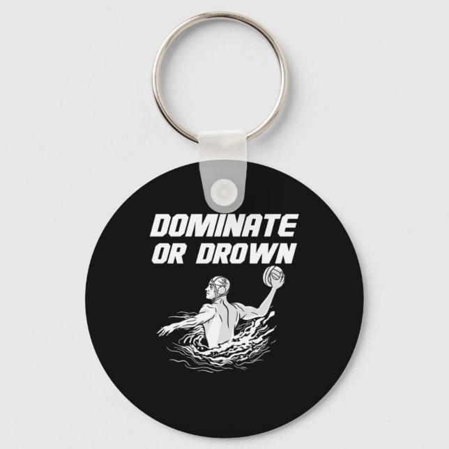 Water Polo H2O Polo Keychain (Front)