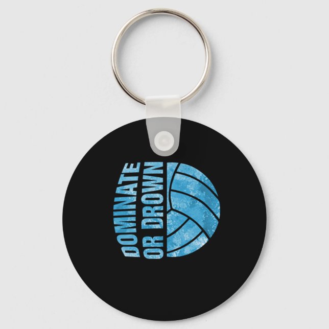 Water Polo H2O Polo Keychain (Front)