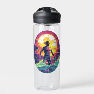 Water Polo Player Colourful Waterpolo Bottle