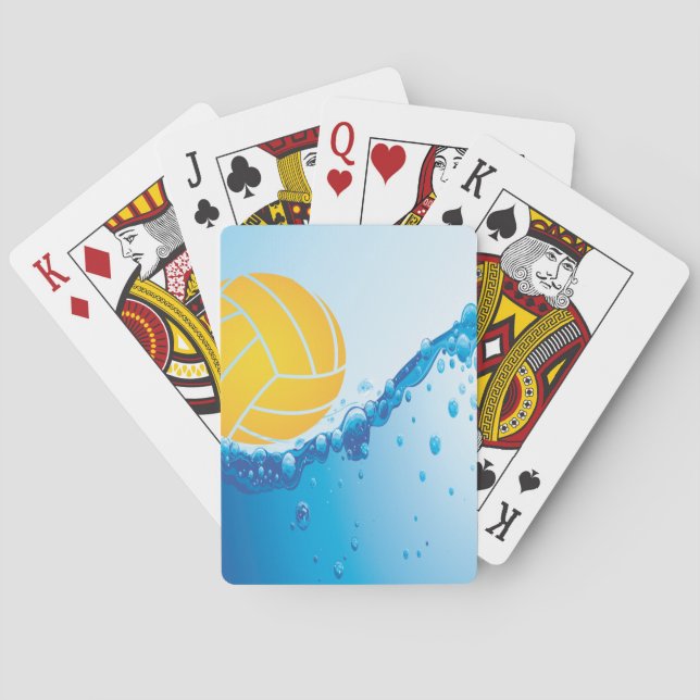 Water Polo playing cards (Back)