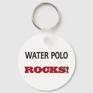 Water Polo Rocks Keychain