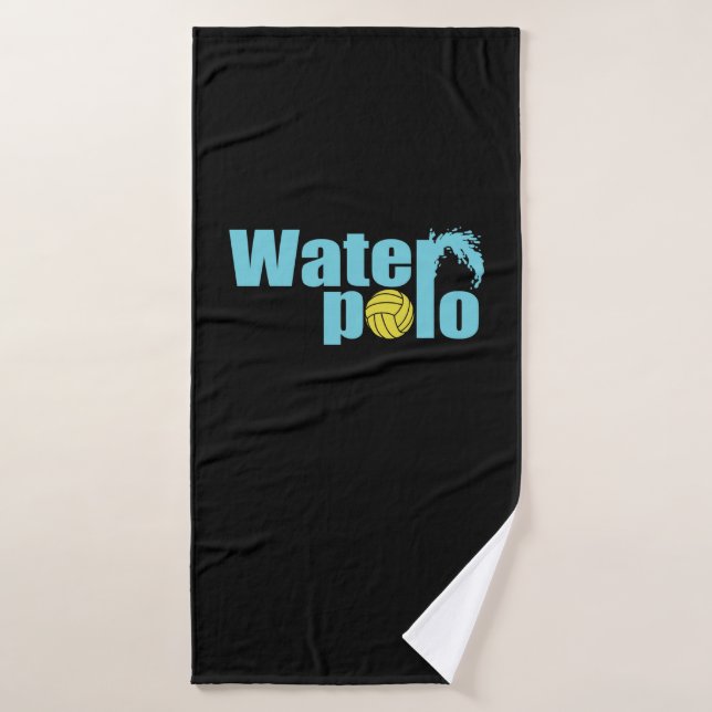 Water Polo Sport Wasserball Wasserbecken (Serviette de bain)