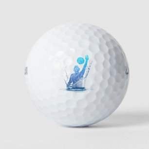 Water Polo Vintage Sports Athlete With Ball