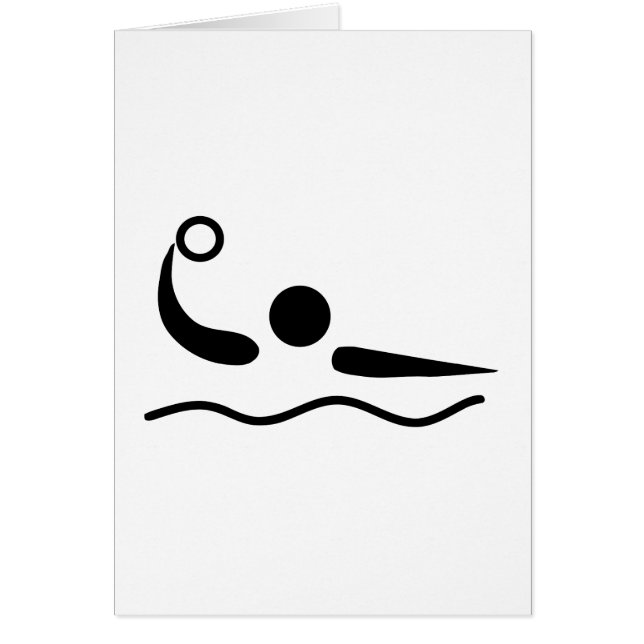 Water Polo Waterpolo Pictogram (Front)