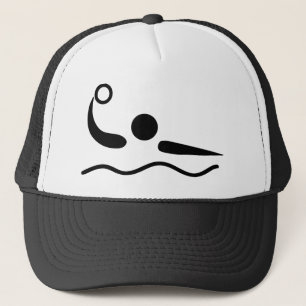 Water Polo Waterpolo Pictogram Trucker Hat