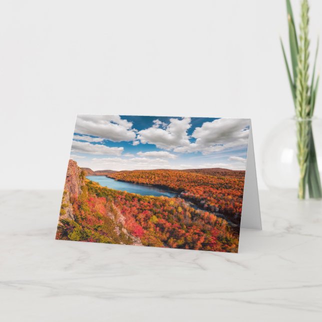 Water | Porcupine Mountains Michigan Card (Front)