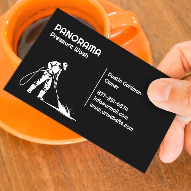 Water Pressure Wash Business Card (Creator Uploaded)