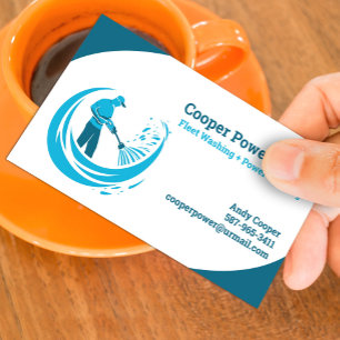 Water Pressure Wash Business Card