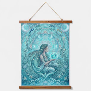 Water Priestess Hanging Tapestry
