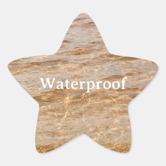 Water Proof Splash Free Package Label Trendy Cool (Front)