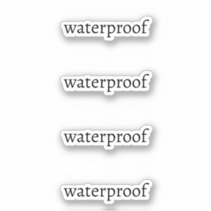 Water Proof Splash Free Package Simple Custom