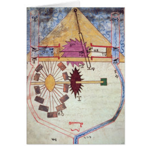 Water Pump, from 'Book of Knowledge of Ingenious