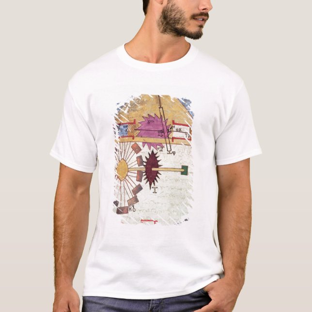 Water Pump, from 'Book of Knowledge of Ingenious T-Shirt (Front)