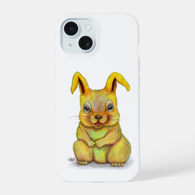 Water Rabbit iPhone 15 Case (Back)