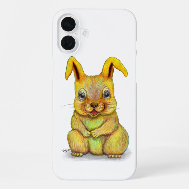 Water Rabbit iPhone Case (Back)