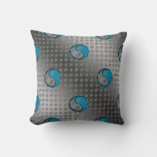 Water Rabbit Throw Pillow