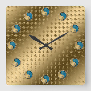 Water Rat Square Wall Clock