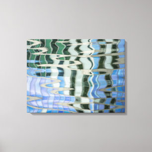 Water reflection canvas print