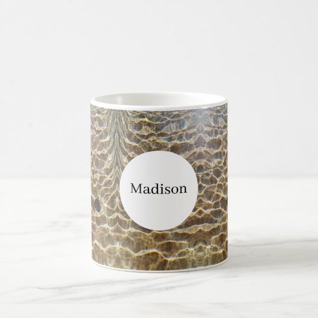 water reflection monogram mug (Center)