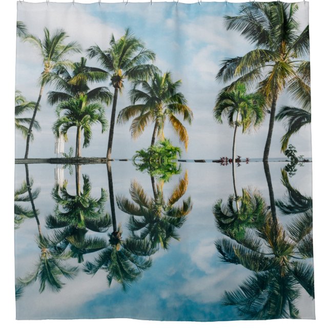 WATER REFLECTION OF COCONUT PALM TREES (Front)