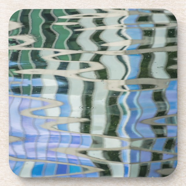 Water reflection pattern coasters (Front)