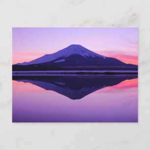 Water Reflections   "Sakasa-Fuji" Postcard