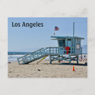 Water Rescue - Los Angeles Postcard