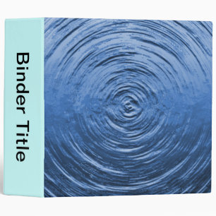 Water Ripple Blue - 2" Binder