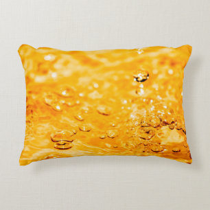 Water ripple liquid clean surface accent pillow
