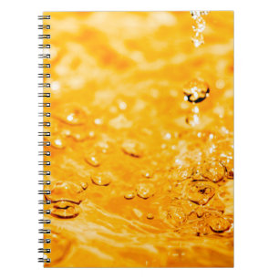 Water ripple liquid clean surface notebook