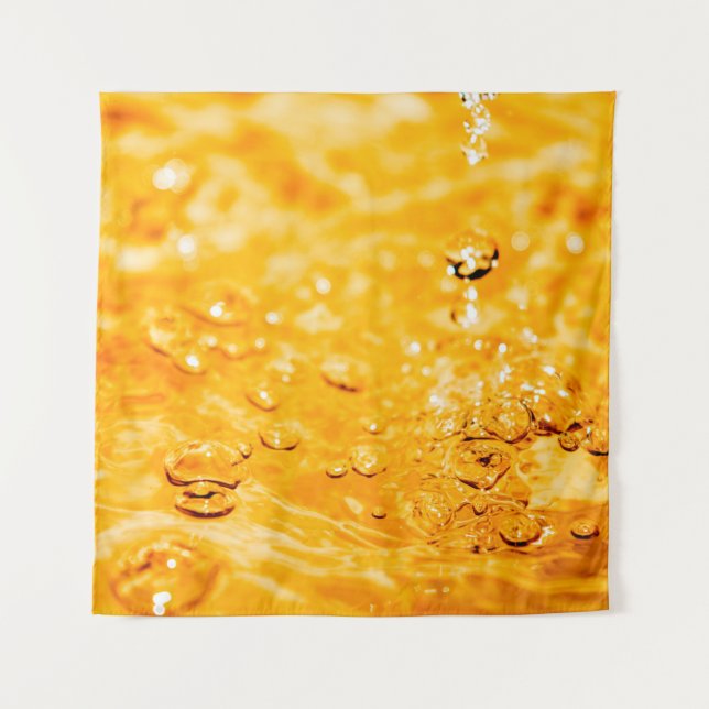 Water ripple liquid clean surface tapestry (Front)