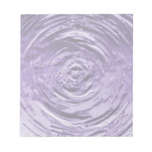 Water Ripple Purple Notepad