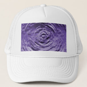 Water Ripple Purple Trucker Hat