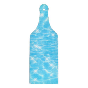 Water ripples water textures blue water modern cutting board
