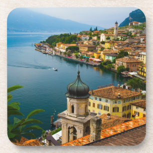 Water   San Benedetto Church Lake Garda, Italy Coaster