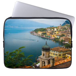 Water   San Benedetto Church Lake Garda, Italy Laptop Sleeve