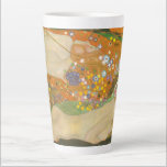 Water Serpents II by Gustav Klimt, Art Nouveau Latte Mug<br><div class="desc">Water Serpents II (1904-1907) by Gustav Klimt is a vintage Victorian Era Symbolism fine art portrait painting. Water Serpents II (aka Wasserschlangen II) is the follow-up painting to Water Serpents I. Water Serpents II features a group of water nymphs in lustful bliss. There are four figures in the artwork with...</div>