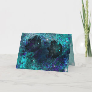 Water Shadows Card